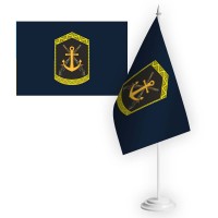 Настільний прапорець 203 Центр підготовки сержантського складу синій